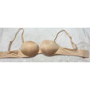 Skims Ultimate Push-Up Strapless Bra Sand BA-BAN-9056 Size 36B NWT